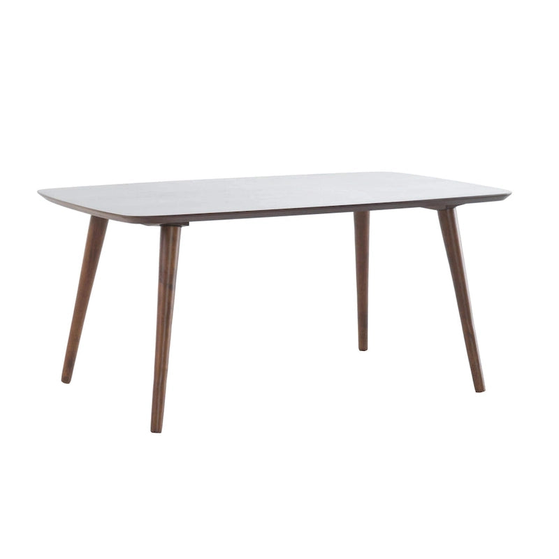 Table basse rectangulaire en bois Mid-Century - 39,50 L x 23,70 l x 18,25 H