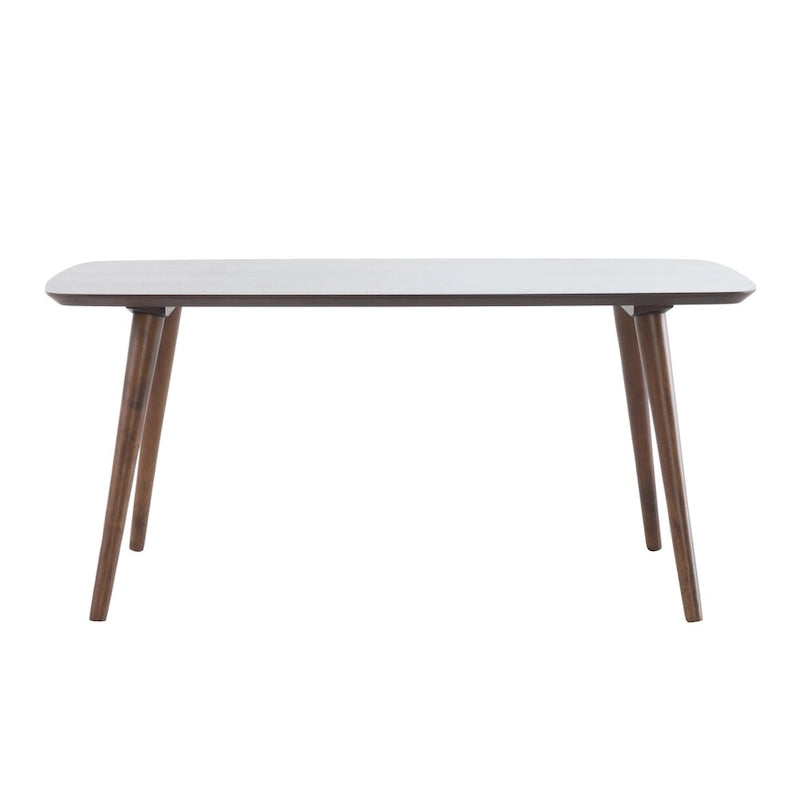 Table basse rectangulaire en bois Mid-Century - 39,50 L x 23,70 l x 18,25 H