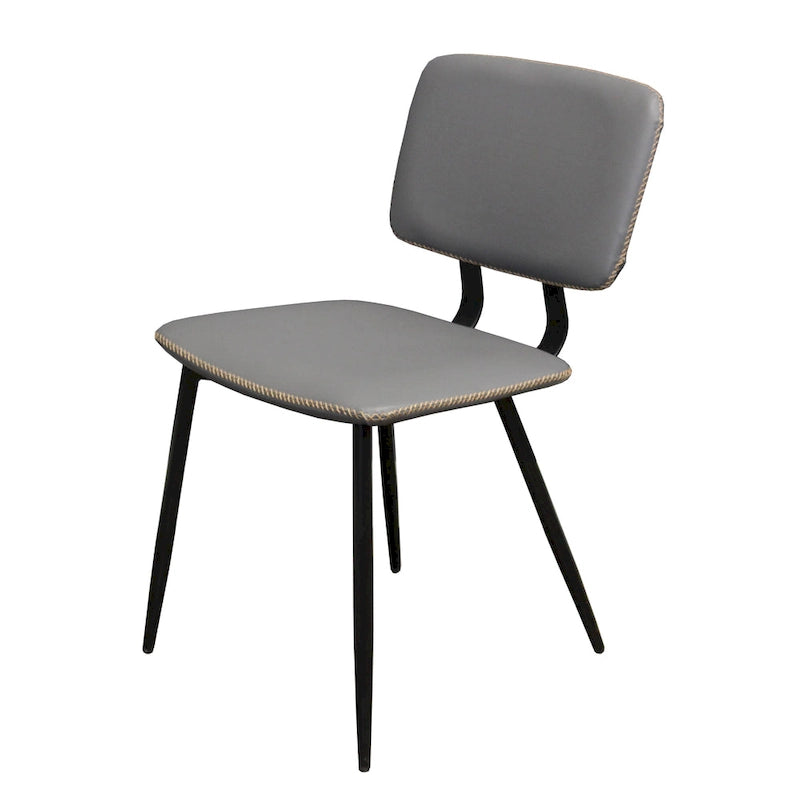 Chaise de salle à manger en cuir véritable
