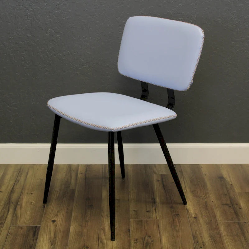 Chaise de salle à manger en cuir véritable
