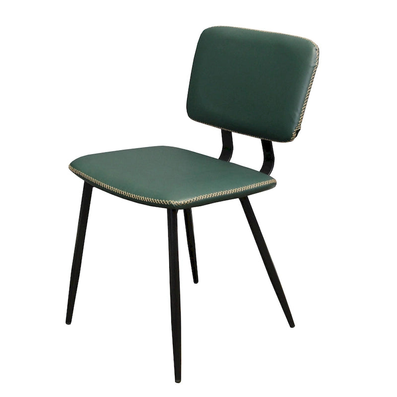 Chaise de salle à manger en cuir véritable