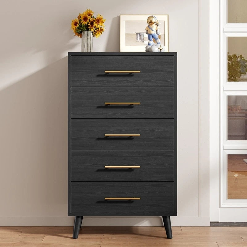 Commode 5 tiroirs pour chambre à coucher