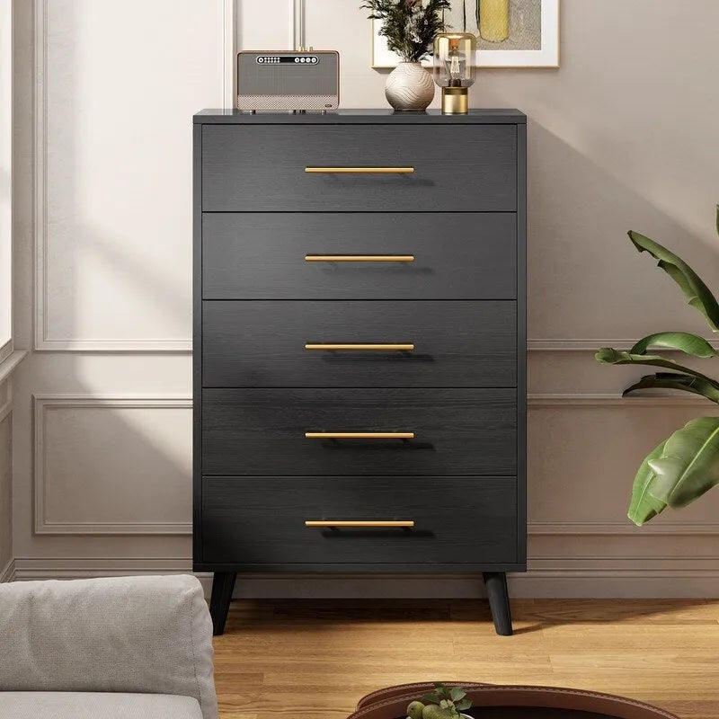 Commode 5 tiroirs pour chambre à coucher