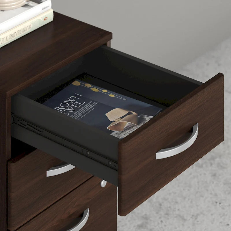 Bureau en C 60 po avec retour et armoire