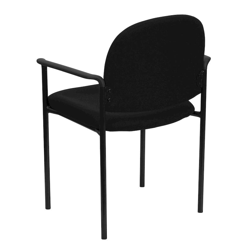 Chaise de réception/salle à manger empilable en acier avec accoudoirs Comfort