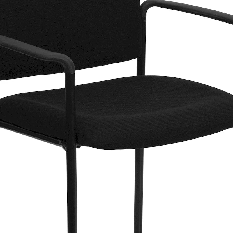 Chaise de réception/salle à manger empilable en acier avec accoudoirs Comfort