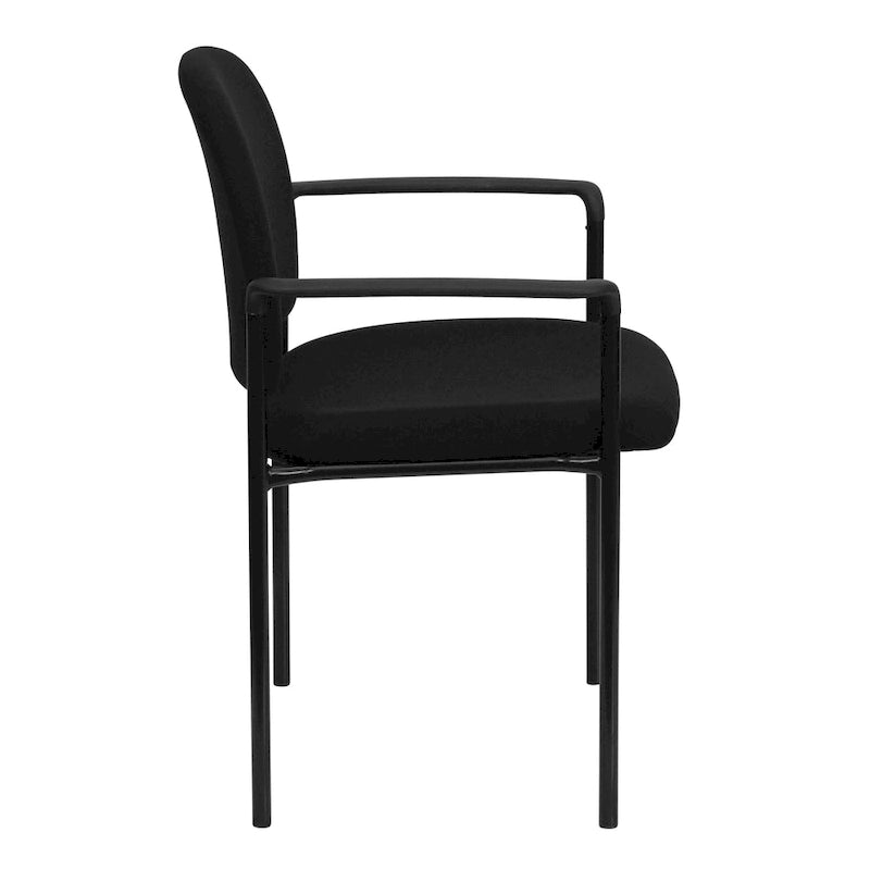 Chaise de réception/salle à manger empilable en acier avec accoudoirs Comfort