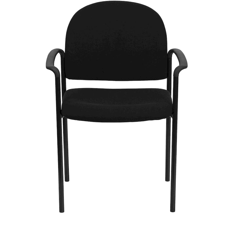 Chaise de réception/salle à manger empilable en acier avec accoudoirs Comfort