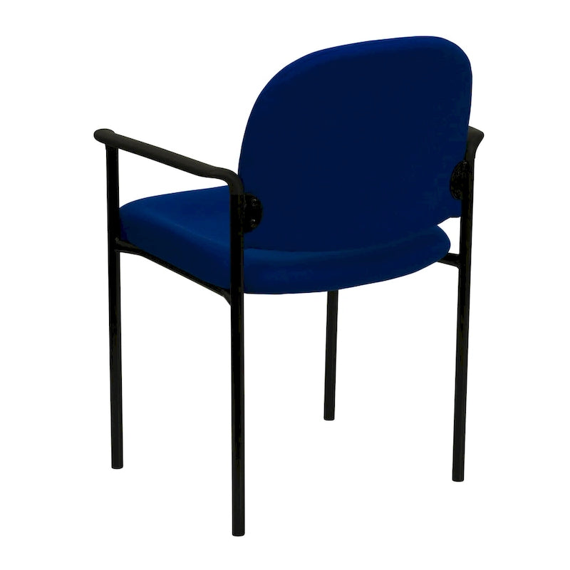 Chaise de réception/salle à manger empilable en acier avec accoudoirs Comfort