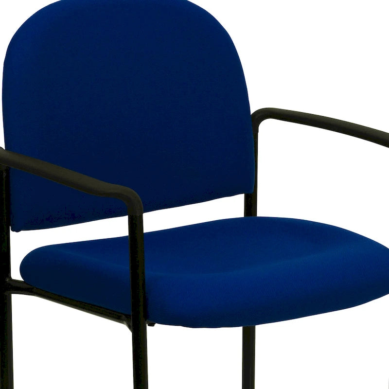 Chaise de réception/salle à manger empilable en acier avec accoudoirs Comfort