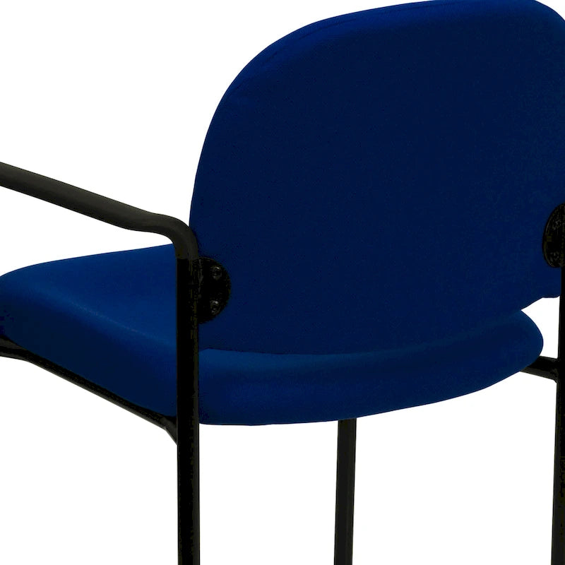Chaise de réception/salle à manger empilable en acier avec accoudoirs Comfort