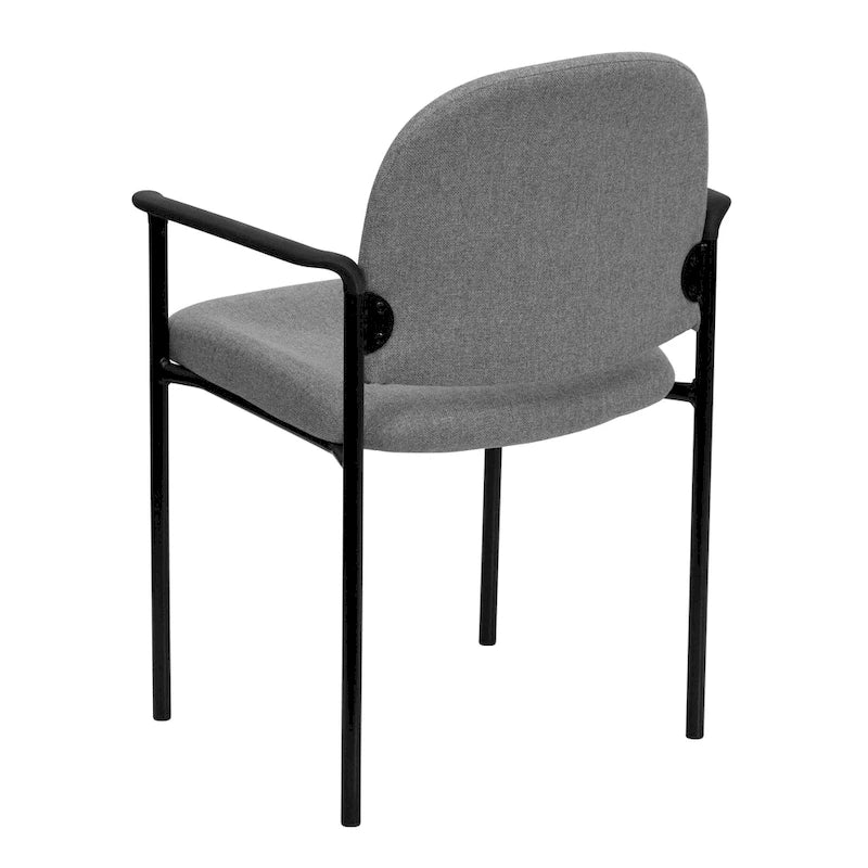 Chaise de réception/salle à manger empilable en acier avec accoudoirs Comfort