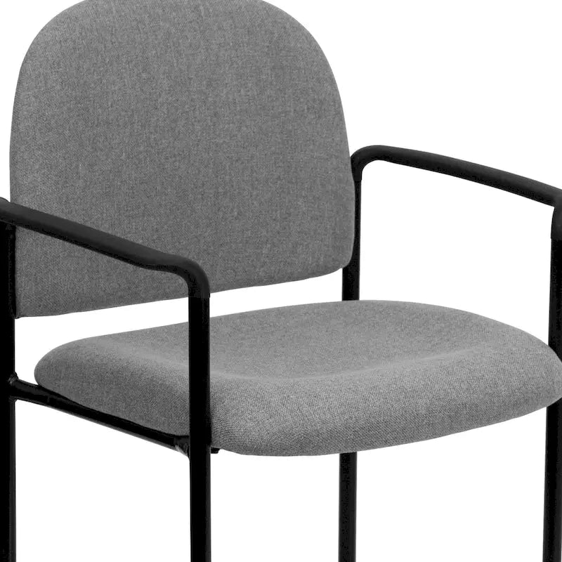 Chaise de réception/salle à manger empilable en acier avec accoudoirs Comfort