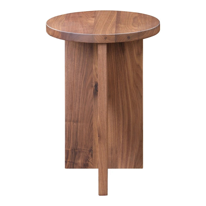 Table d'appoint ronde géométrique moderne