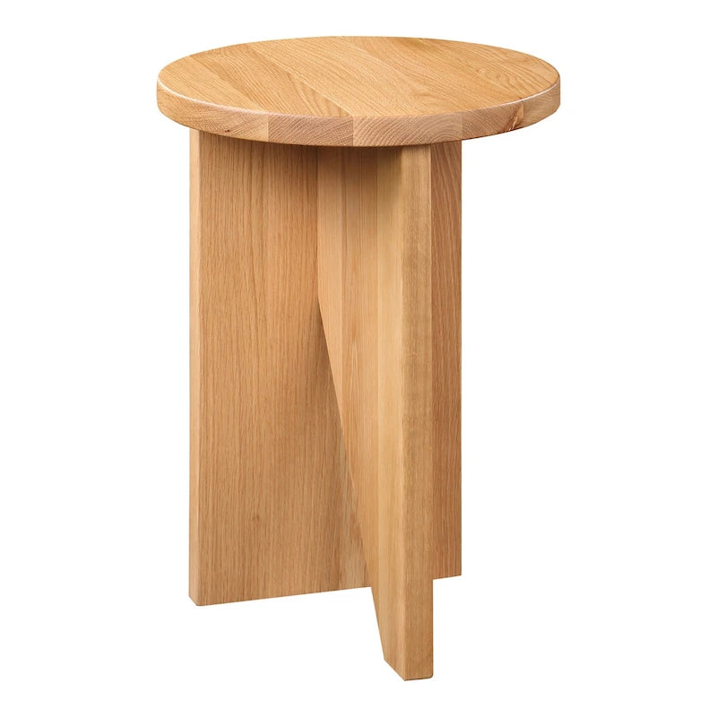 Table d'appoint ronde géométrique moderne