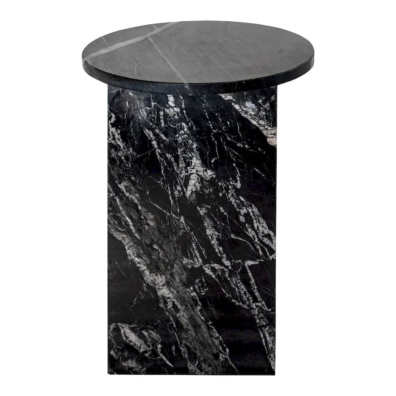 Table d'appoint ronde géométrique moderne