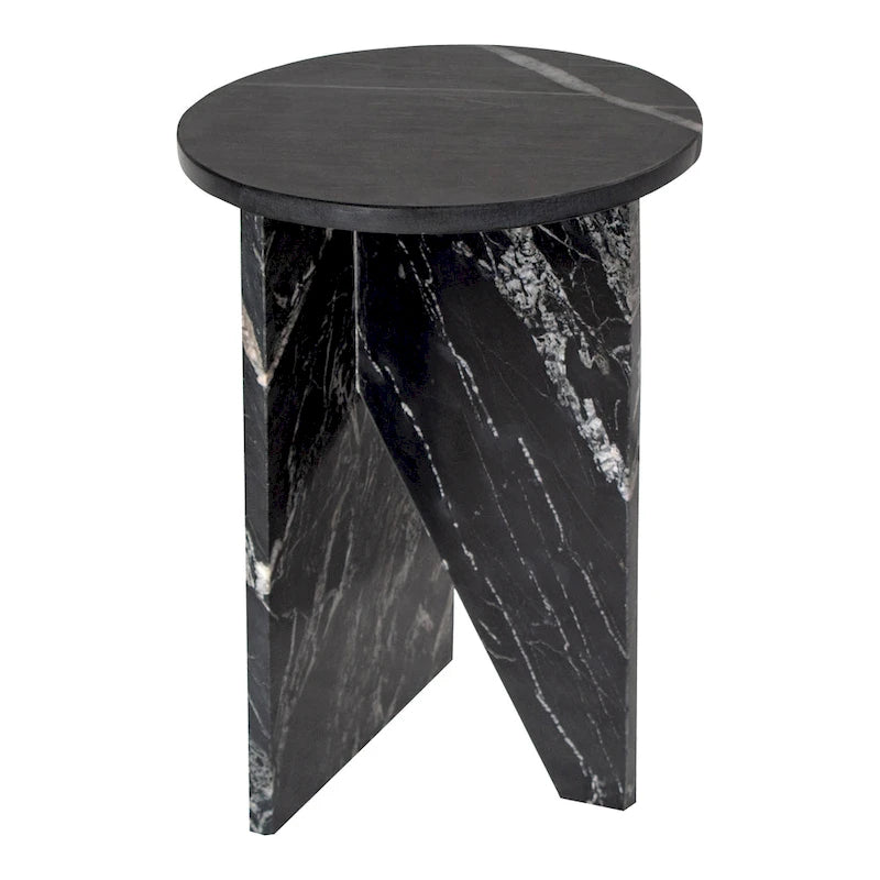 Table d'appoint ronde géométrique moderne