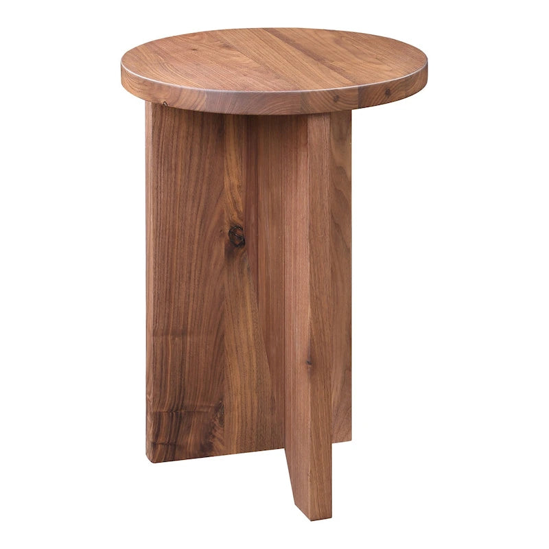 Table d'appoint ronde géométrique moderne