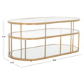 Table basse à 3 étagères - 42 L x 21 P x 17 H - 42lx21px17h