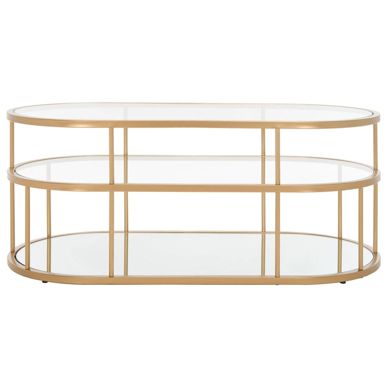Table basse à 3 étagères - 42 L x 21 P x 17 H - 42lx21px17h