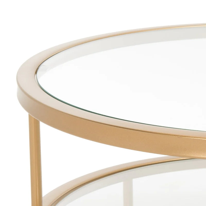 Table basse à 3 étagères - 42 L x 21 P x 17 H - 42lx21px17h