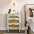 Table de chevet 20 pouces, commode de rangement en bois à 3 tiroirs pour chambre à coucher